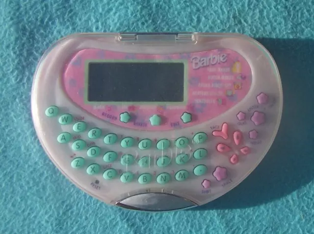 Vintage 1999 Mattel Barbie Electronic Secret Diary Organiser In Vgc