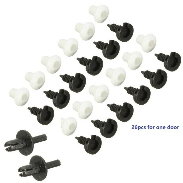 26 × for Défenseur Porte Carte Bordure Clips Fixation - MXC1800