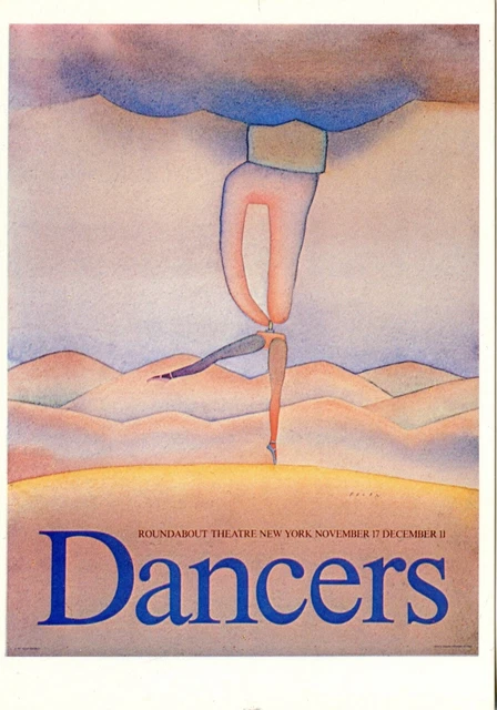 Cpsm / Postcard / Carte Postale / Illustrateur Folon // Affiche Pour Les Dencers