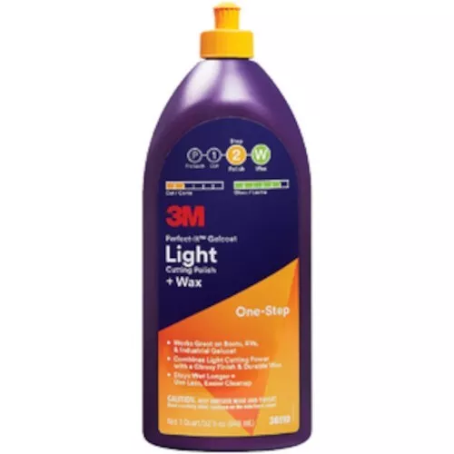 3M Perfect-It Gelcoat Light Cutting Compound/Wax - Pint