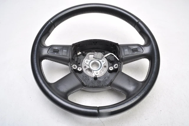 Volant Cuir Et Alcantara Pour Audi A4 B7 - Neuf Re-couvert, Design Tuning, Marque Autofun-Extreme