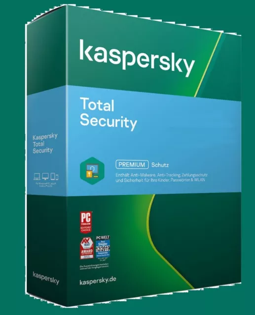 Kaspersky Total Security 2024  1 PC Only UK