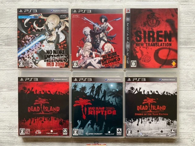 SONY Playstation 3 PS3 No More Heroes & Dead Island  & SIREN set from Japan