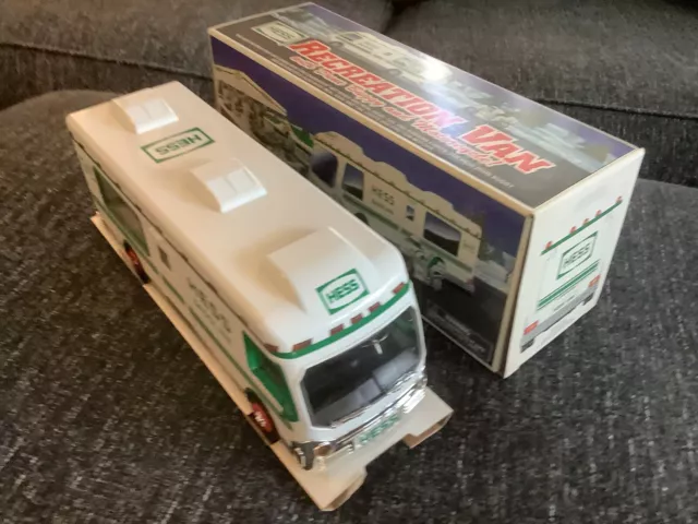 1998 Hess Toy Truck Recreation Van with Dune Buggy and Motorcycle! Brand New