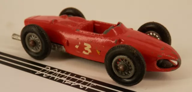 Matchbox Ferrari F1 156 Sharknose Race Car Red Vintage Lesney
