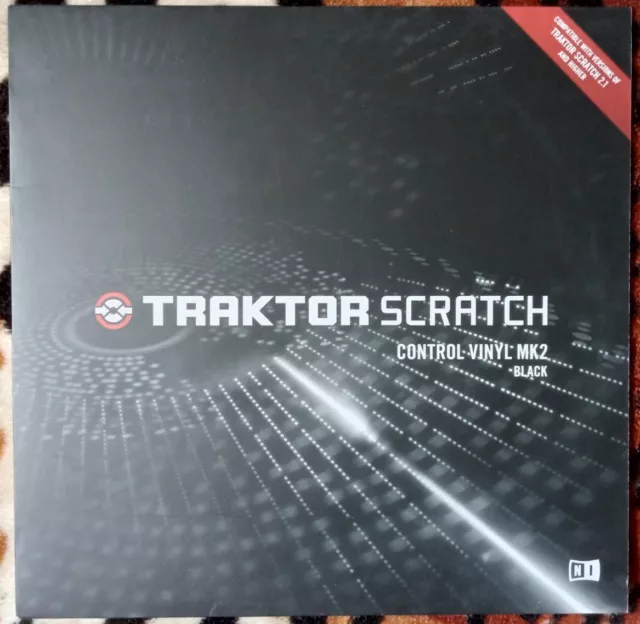 NO ARTIST Traktor Scratch Control Vinyl MK2 Black RAP Hip Hop TECHNICAL DJ