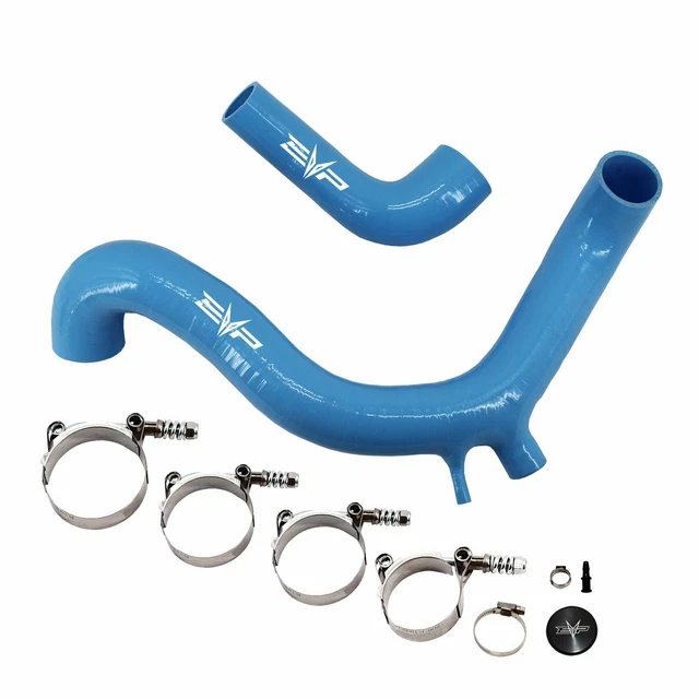 Evolution Powersports Maverick X3 Turbo Blue Silicone Charge Tubes BOV Port