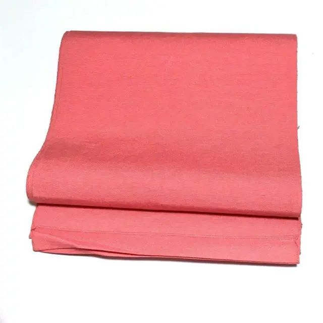 8435# Japanese Vintage Nagoya Obi Belt kimono Pure Silk Plain Pattern Pink