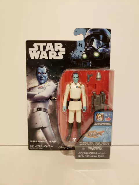 Star Wars Rebels Rogue One Grand Admiral Thrawn Variation cardback 2016 - 3.75"