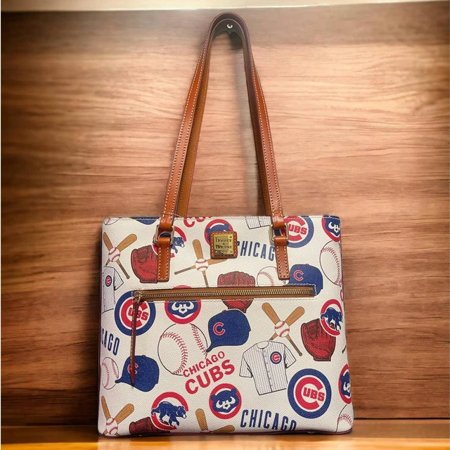 NEW DOONEY BOURKE MLB Mets Baseball White Leather Bag Purse