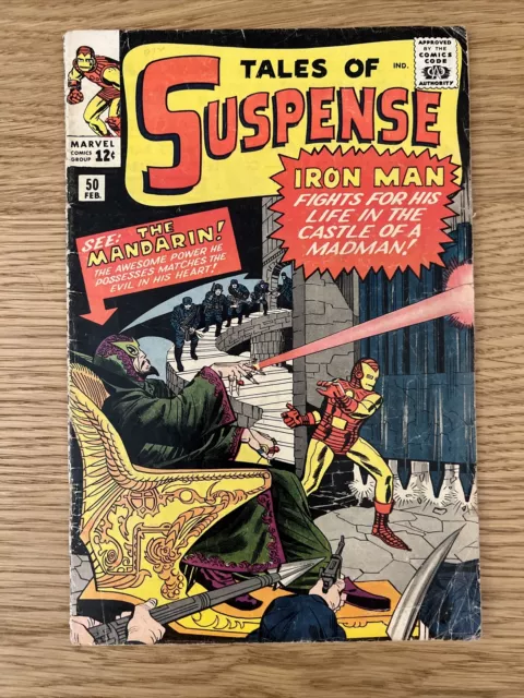 Tales Of Suspense 50 Marvel 1964 1st Appearance The Mandarin PR .5 Missing Page