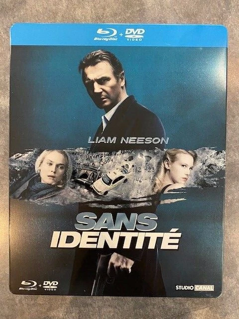 SANS IDENTITÉ - LIAM NEESON - STEELBOOK COLLECTOR - BLU RAY Zone B + DVD