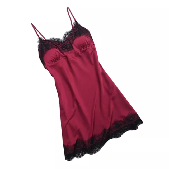 Damen   Nachthemd Negligee Babydoll Spitzenbesatz Dessous Sexy Lingerie