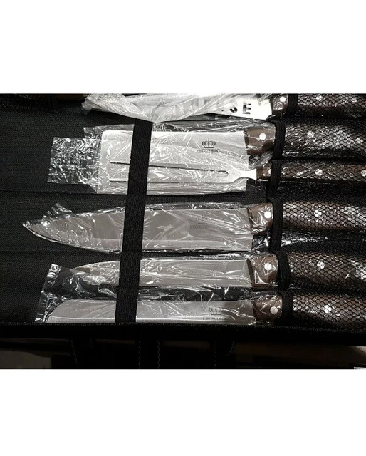 Lot De 5 Couteaux à Palette Avec Manche Ergonomique, Lame épaisse Et