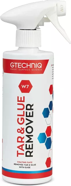 Gtechniq Car Tar & Glue Remover W7 Cleaner Dissolves Residue Easy to Use 500mL