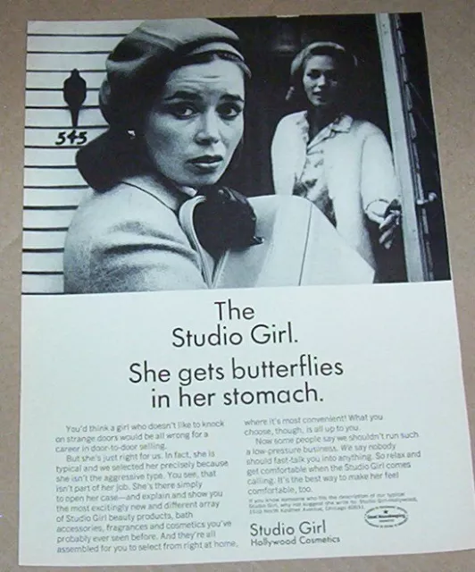 1967 ad page - Studio Girl-Hollywood Cosmetics beauty vintage print ADVERTISING