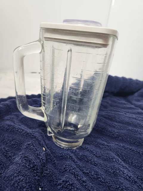 Osterizer Galaxie Blender 5 Cup GLASS JAR ONLY Oster Replacement Pitcher PARTS