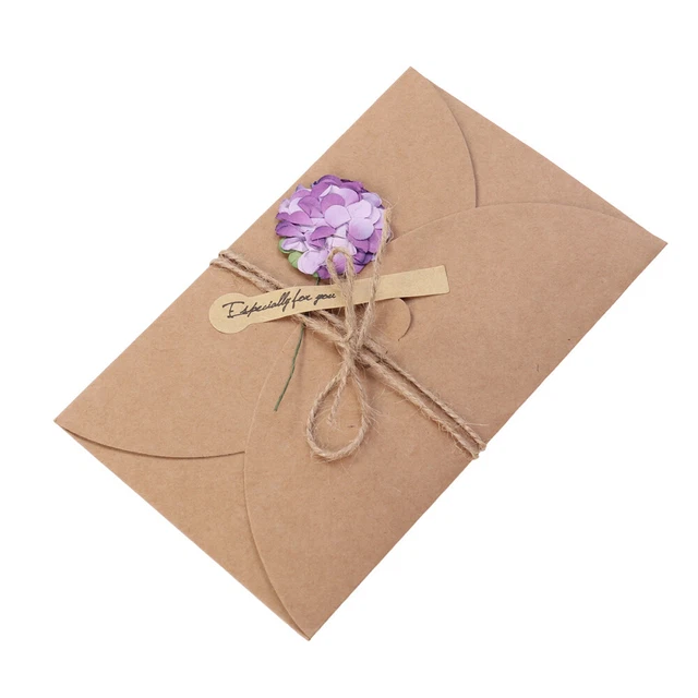 Biglietto Di Auguri Lavorato A Mano Carta Di Congratulazioni Vintage ▾