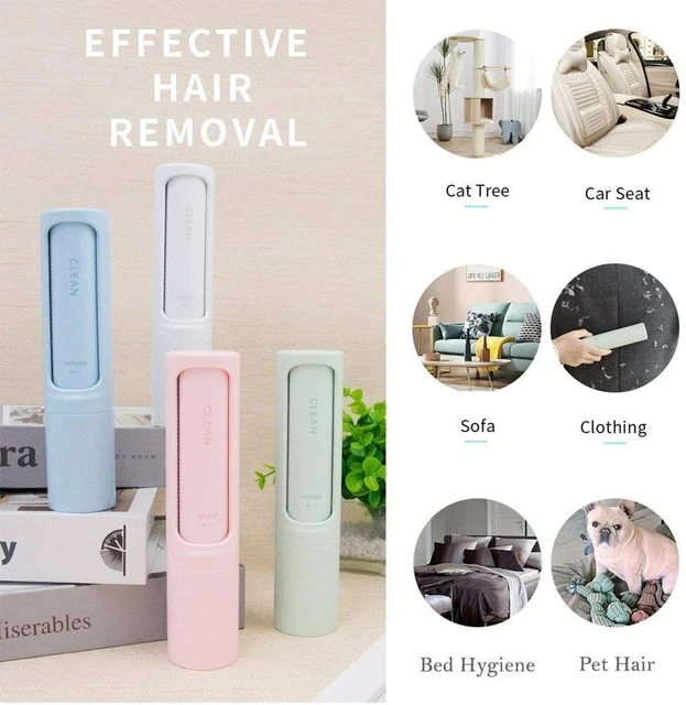 Pet Hair Lint Remover Sofa Cloth Lint Cleaning Brush Dog Cat Fur Roller Reusable
