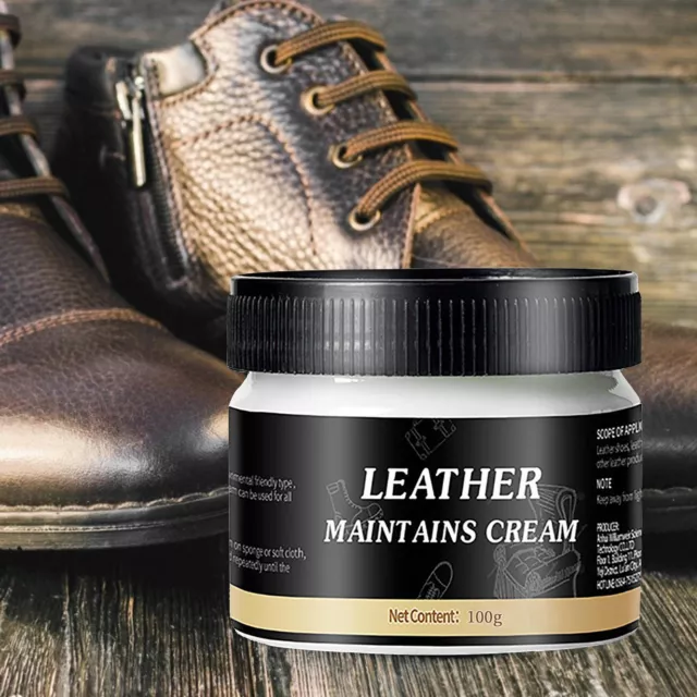 Leather Cleaner Conditioning Cream Leather Repair Balm Restore Cleaner Bag Sofa