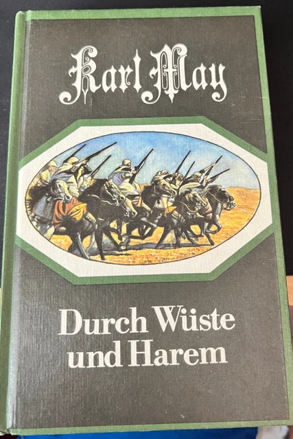 Roman Von Karl May Der 5 Buchstaben ABENTEUERROMAN DURCH WÜSTE und Harem von Karl May 1989 EUR 5,00