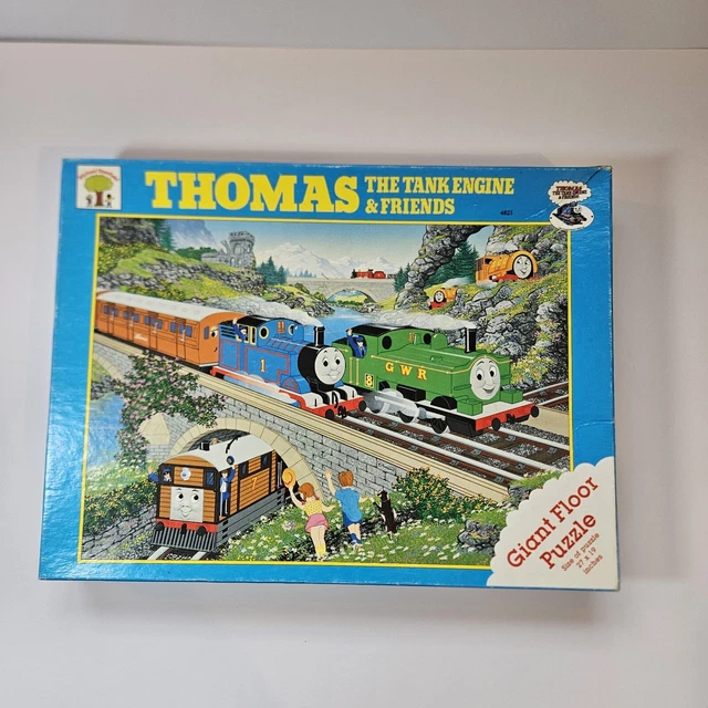 1990 THOMAS THE Tank Engine & Friends Giant Floor Puzzle Michael Stanfield VIDEO £9.99 PicClick UK