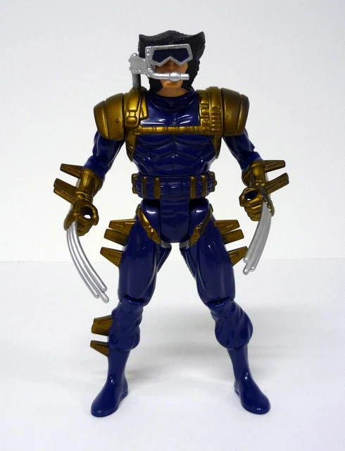 X-Men Metallic Mutants Spy Wolverine Marvel Comics 10" Toy Biz Figure 1994