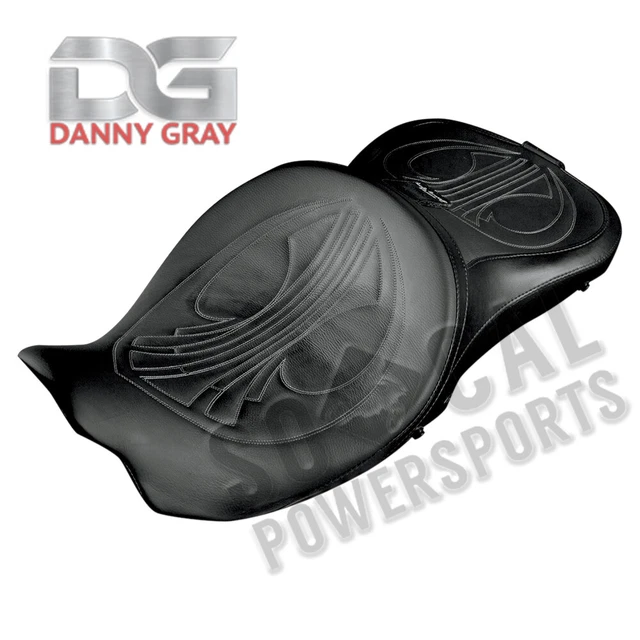 Danny Gray Airhawk Longhaul 2-Up XL Seat w/ Driver Backrest Capability-Drag