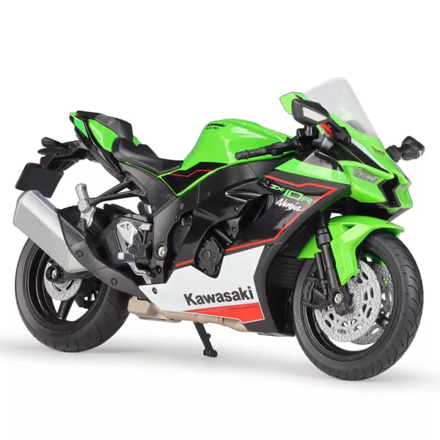 Welly 1:12 Kawasaki 2021 Ninja ZX-10R Green Motorcycle Bike Model New in Box