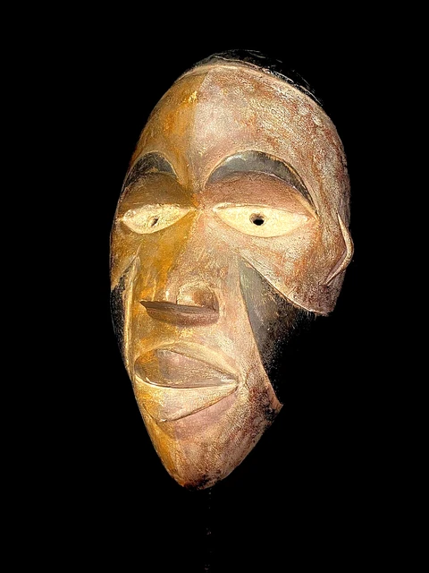 Fang African mask antiques tribal Face vintage African Mask with unique -5534