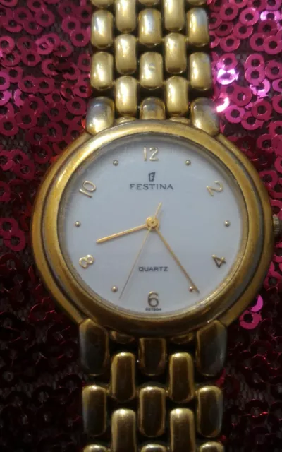 Montre festina femme top or 18k