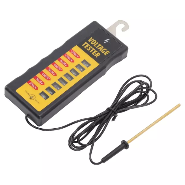 Electric Fence Voltage Tester 8 Neon Lights 12KV Waterproof For