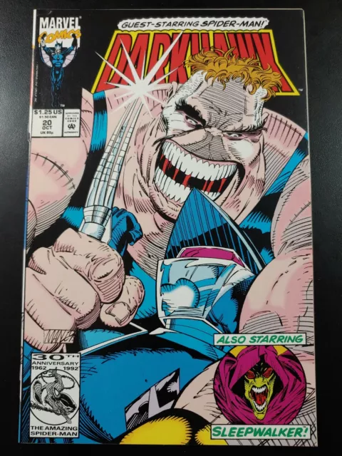 ⭐️ DARKHAWK #20 (direct) (vol 1) (1992 MARVEL Comics) VF/NM Book