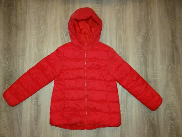 Girls Matalan coat/ red padded jacket winter coat size 11 years 11-12