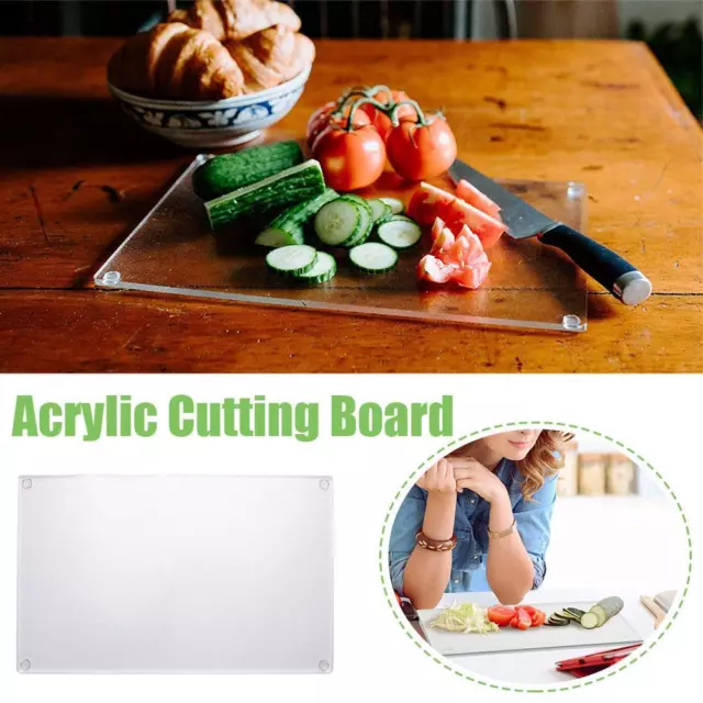 Taglieri acrilici per bancone cucina, taglieri trasparenti[