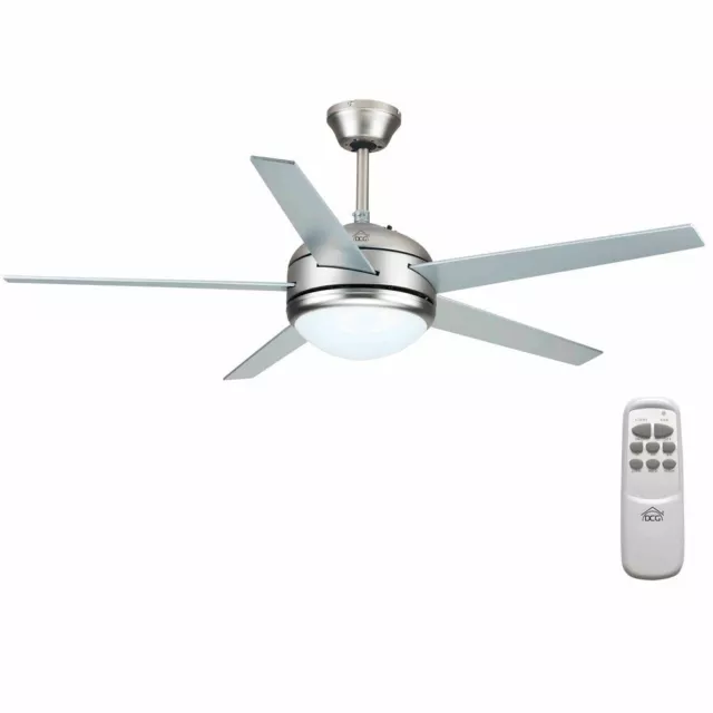 Ventilatore Ventilatori Da Per Soffitto 5 Pale 1 Luce Dcg Vecrd70Tl Telecomando