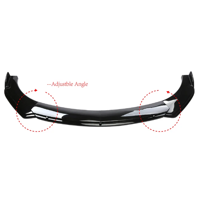 FOR CADILLAC CAR Front Bumper Lip Spoiler Splitter Body Kit Glossy