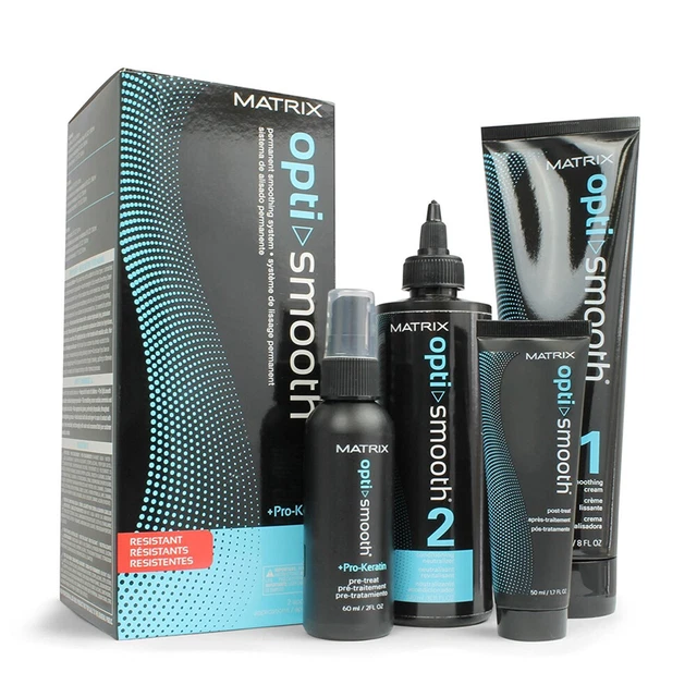 Traitement Lissage Cheveux MATRIX Opti smooth 3 Pour Cheveux Résistant Gras