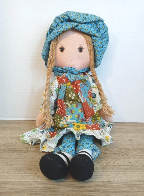 Vintage 70s Knickerbocker Holly Hobbie Ragdoll
