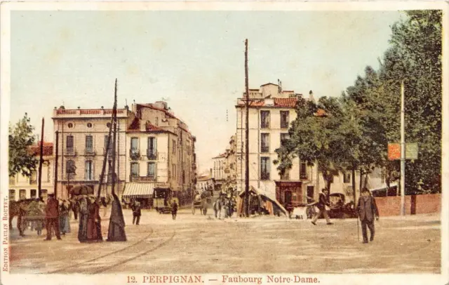 Cpa 66 Perpignan Faubourg Notre Dame