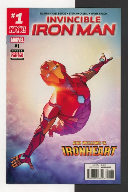 Invincible Iron Man #1 Marvel 2017 VF/NM Key! 1st Riri Williams as Ironheart