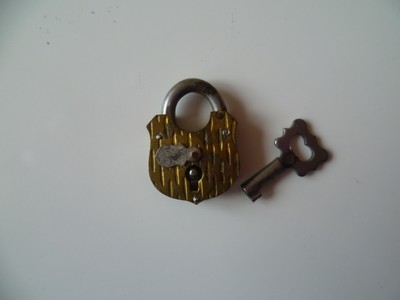 AGT Cadenas à clé en laiton 48 mm AGT 