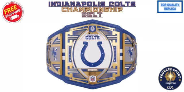 INDIANAPOLIS COLTS NFL Champions Inspired Custom Belt - Adult Size Replica