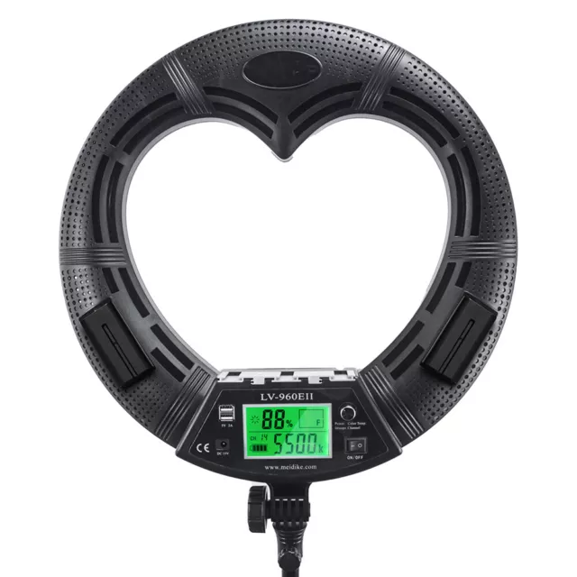 Yidoblo 96W LV-960EII Dimmable Photography Lighting 5500K LED Heart-shaped Light