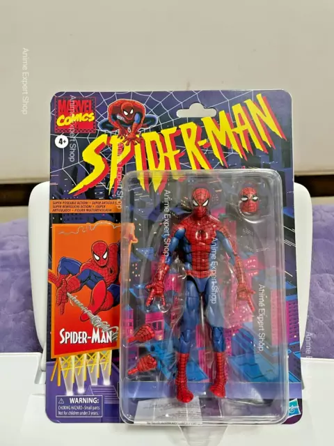 Spiderman Action Figure Spider-Man Marvel Legends Retro Series 6-inch