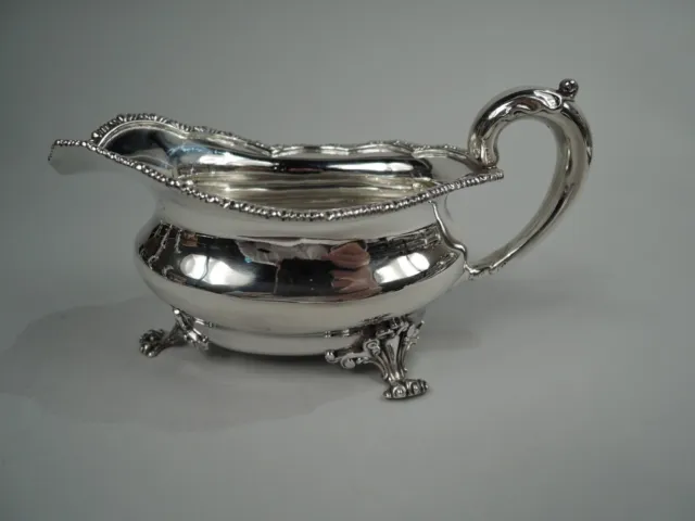 Black Starr & Frost Sauce Boat 1430 Antique Gravy American Sterling Silver