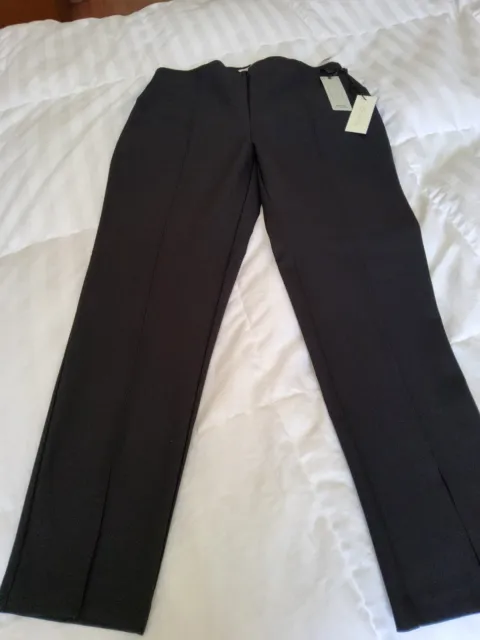 Rachel Zoe Womens Zip Front Solid Flare Leg Dress Pants Black Size