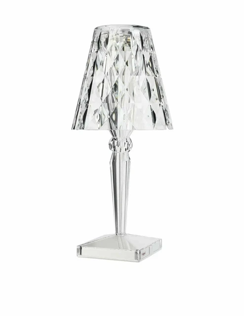 Lampada Da Tavolo Led Ricaricabile Per Bar Ristoranti Hotel Pub Trasparente