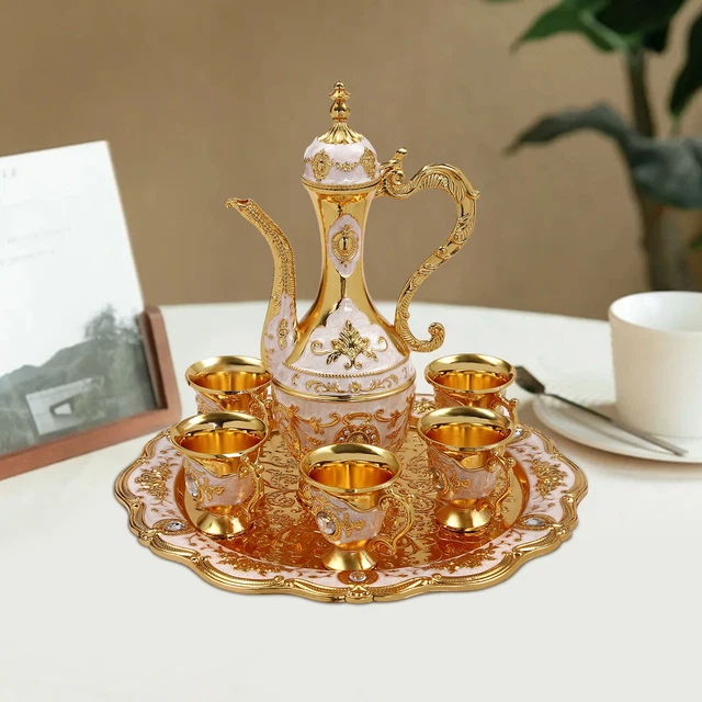 Théière Anglaise En Céramique 400 Ml Avec Base Chauffante - élégante, Fait Main, Parfaite Pour Salon Ou Café