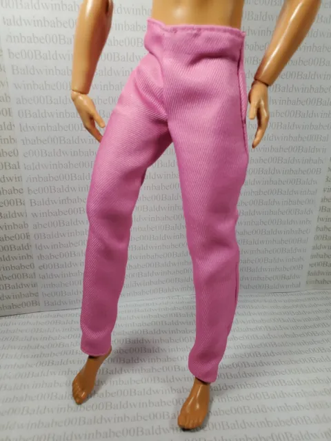 Ken Bottom ~ Mattel Made To Move Signature Looks Model #17 Pink Pants Clothing